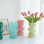 Minimalist Glass Vase in Scandinavian Style