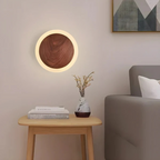 Wooden LED Wall Light – Elegant Minimalist Scandinavian Design
