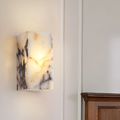 Natural Stone Wall Light with Built-in LED – Stylish Marble Finish