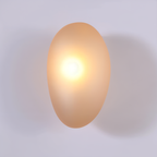 Scandinavian Wall Light with Warm White LED – Stylish Glass Fixture