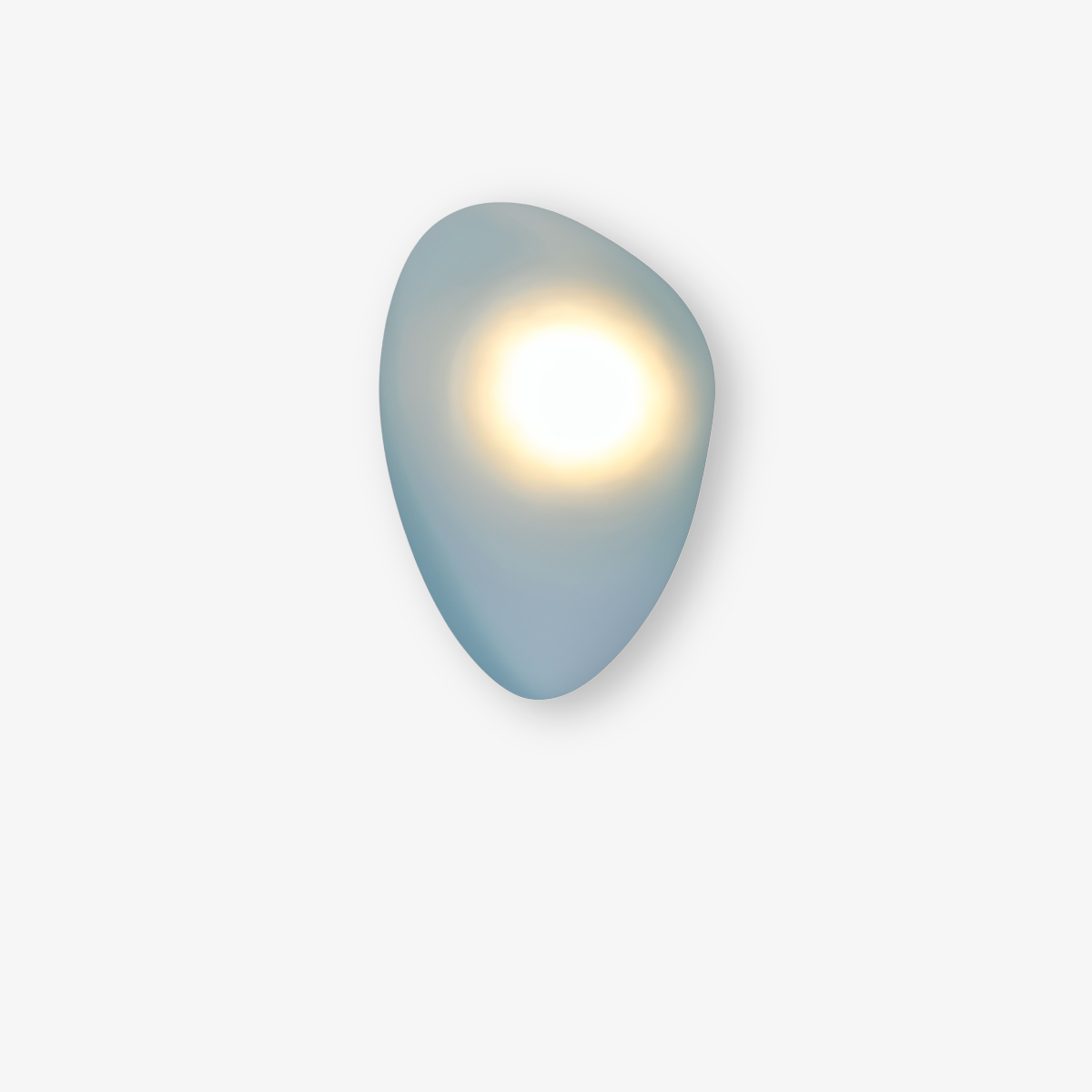 Scandinavian Wall Light with Warm White LED – Stylish Glass Fixture
