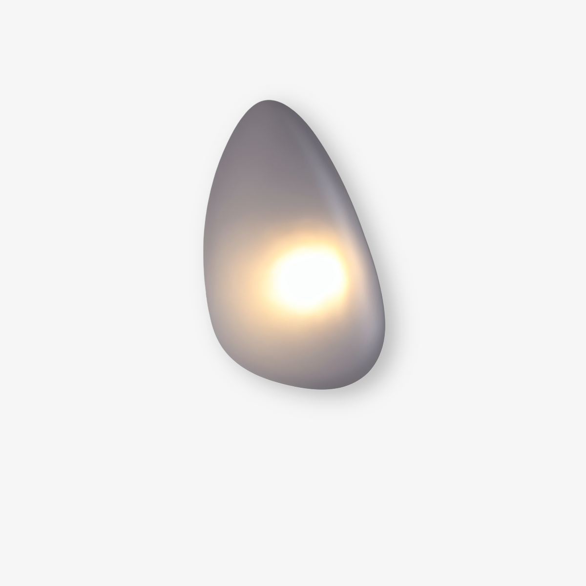 Scandinavian Wall Light with Warm White LED – Stylish Glass Fixture