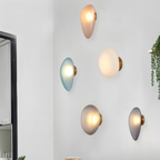 Scandinavian Wall Light with Warm White LED – Stylish Glass Fixture