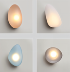 Scandinavian Wall Light with Warm White LED – Stylish Glass Fixture