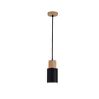 Modern Artisan Wooden Pendant Light Fixture