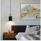 Modern Artisan Wooden Pendant Light Fixture