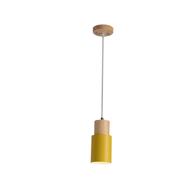 Modern Artisan Wooden Pendant Light Fixture