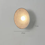 Handcrafted LED Wall Light – Rustic Wood Sconce