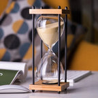 TimelessFocus 60-Minute Hourglass - Elegant Sand Timer for Enhanced Productivity