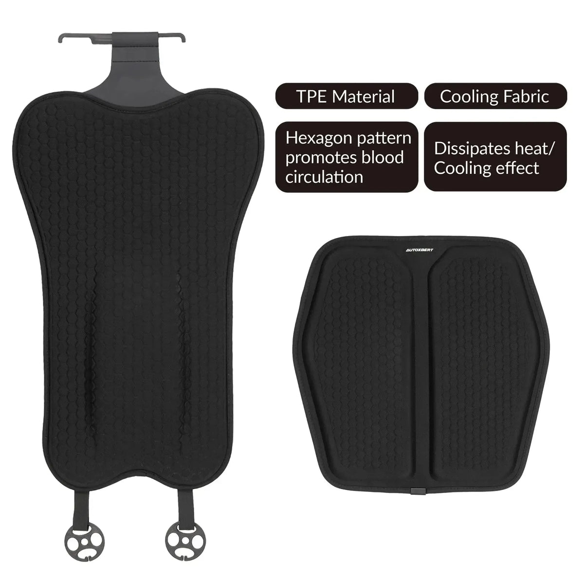 ComfortWave 3D Gel Seat Cushion with Lumbar Support