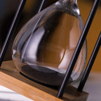 TimelessFocus 60-Minute Hourglass - Elegant Sand Timer for Enhanced Productivity