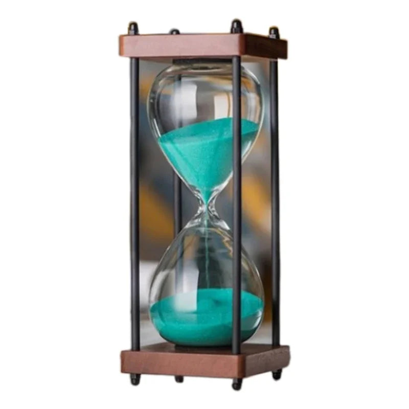 TimelessFocus 60-Minute Hourglass - Elegant Sand Timer for Enhanced Productivity