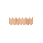 Sleek Wall-Mounted Wooden Coat Organizer
