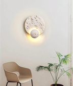 LED Wall Light with Natural Stone – Sleek Design for Stylish Interiors