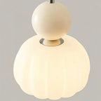 Modern Ceiling Lamp with LED – Nordic Pumpkin Pendant Light