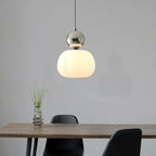 Modern Ceiling Lamp with LED – Nordic Pumpkin Pendant Light