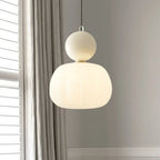 Modern Ceiling Lamp with LED – Nordic Pumpkin Pendant Light