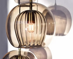 Contemporary Glass Hanging Light Fixture for Stylish Ambient Illumination