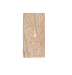 Modern Minimalist Sconce - Natural Stone Travertine Wall Light