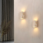Modern Minimalist Sconce - Natural Stone Travertine Wall Light