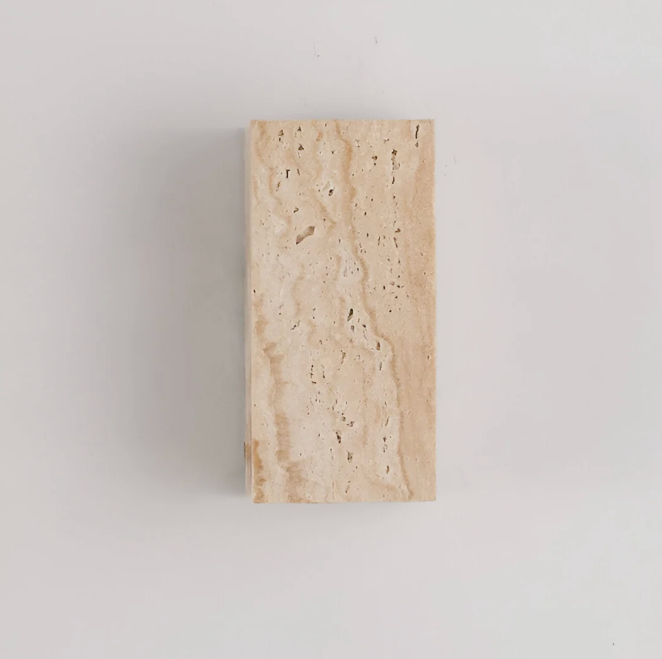 Modern Minimalist Sconce - Natural Stone Travertine Wall Light