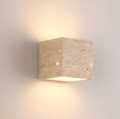 Modern Minimalist Sconce - Natural Stone Travertine Wall Light