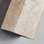 Modern Minimalist Sconce - Natural Stone Travertine Wall Light