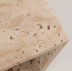 Modern Minimalist Sconce - Natural Stone Travertine Wall Light