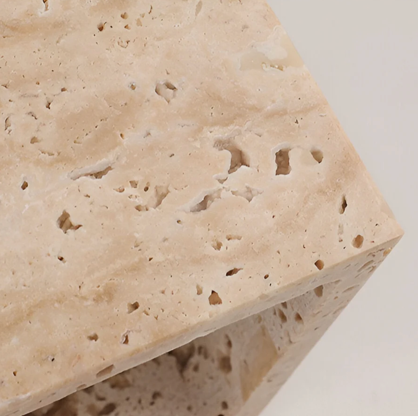 Modern Minimalist Sconce - Natural Stone Travertine Wall Light