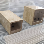 Modern Minimalist Sconce - Natural Stone Travertine Wall Light