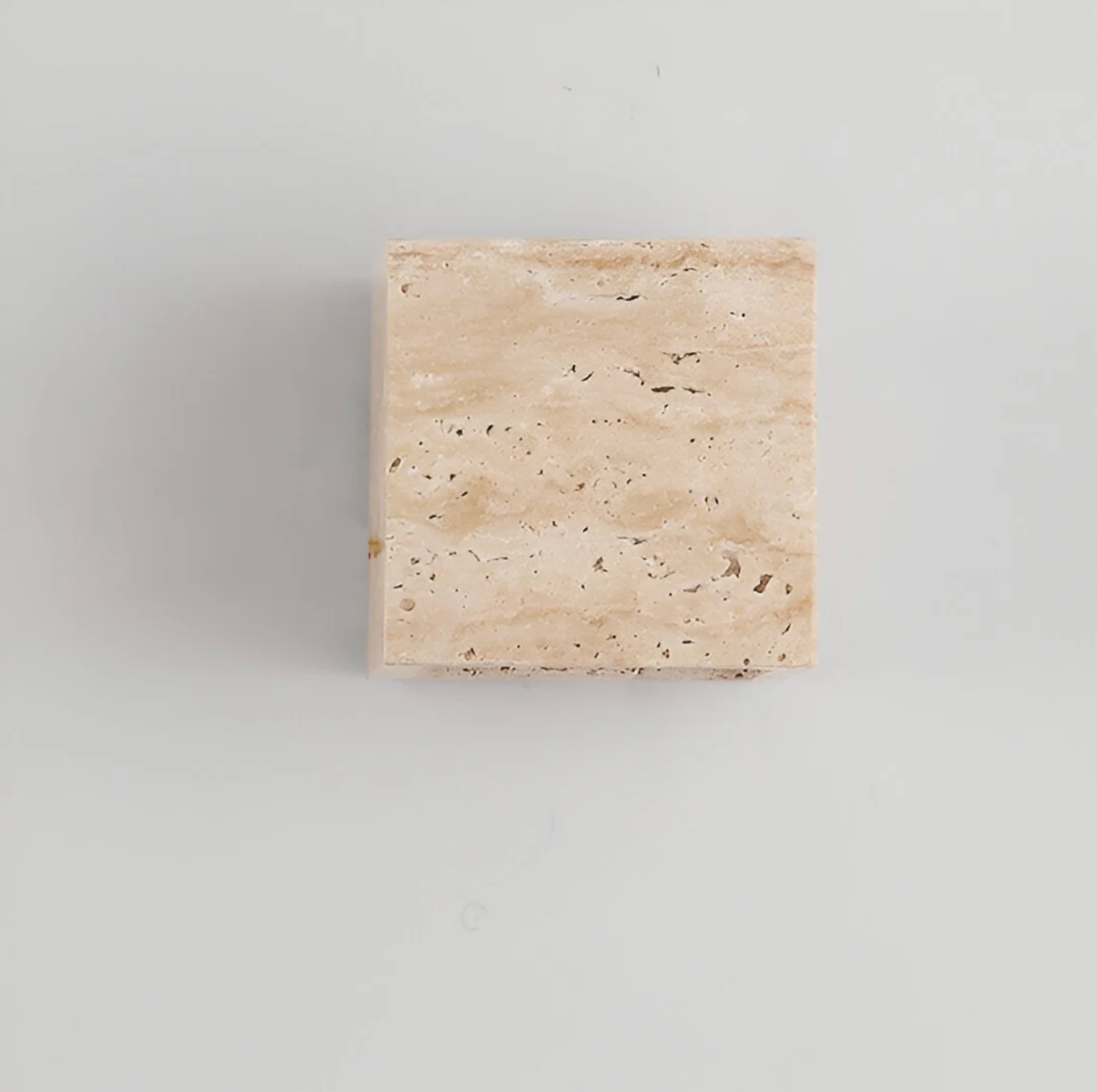 Modern Minimalist Sconce - Natural Stone Travertine Wall Light