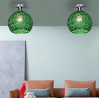 Modern Flush Mount Lamp with Metal Globe Design for Ceiling