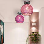Modern Flush Mount Lamp with Metal Globe Design for Ceiling