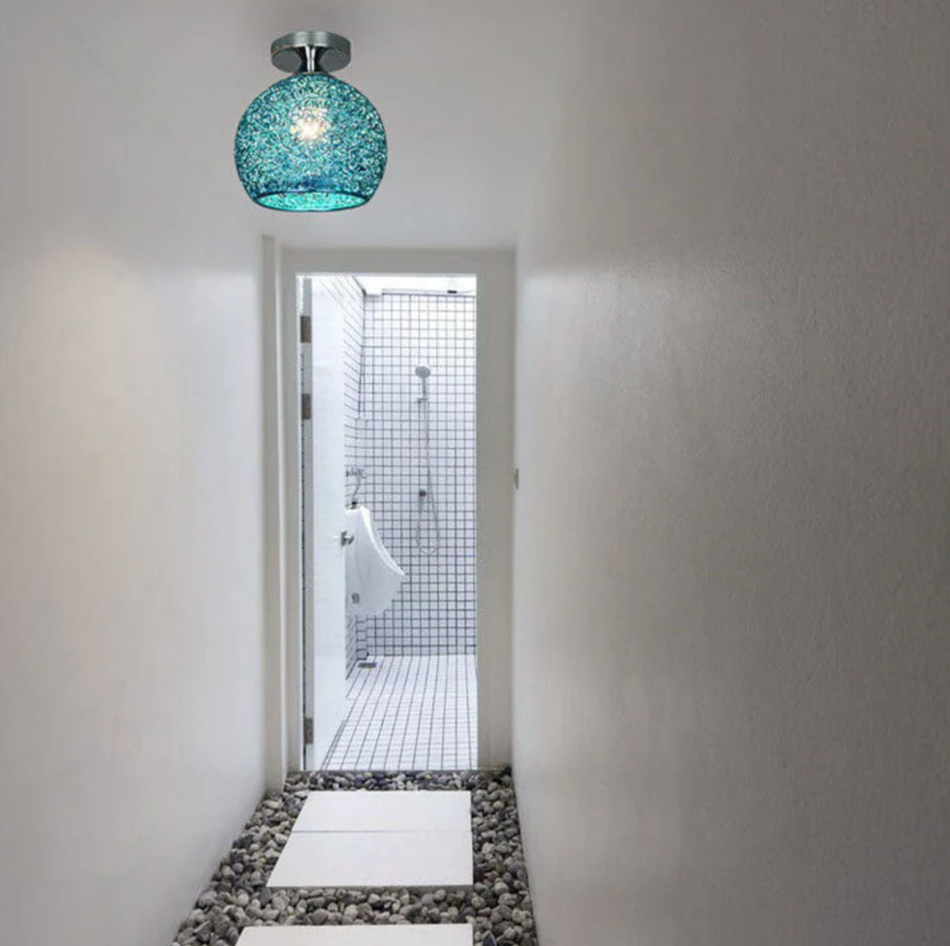 Modern Flush Mount Lamp with Metal Globe Design for Ceiling