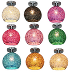 Modern Flush Mount Lamp with Metal Globe Design for Ceiling