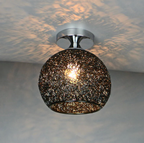 Modern Flush Mount Lamp with Metal Globe Design for Ceiling