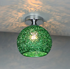 Modern Flush Mount Lamp with Metal Globe Design for Ceiling