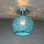 Modern Flush Mount Lamp with Metal Globe Design for Ceiling