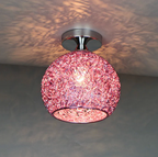 Modern Flush Mount Lamp with Metal Globe Design for Ceiling
