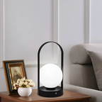 Modern Minimalist Night Light - LED Globe Table Lamp