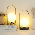 Modern Minimalist Night Light - LED Globe Table Lamp