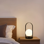 Modern Minimalist Night Light - LED Globe Table Lamp