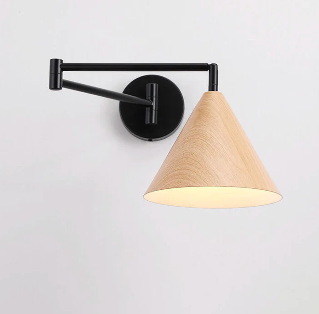 Modern Minimalist Wall Sconce in Scandinavian Wood Design