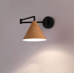 Modern Minimalist Wall Sconce in Scandinavian Wood Design