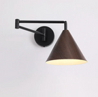Modern Minimalist Wall Sconce in Scandinavian Wood Design