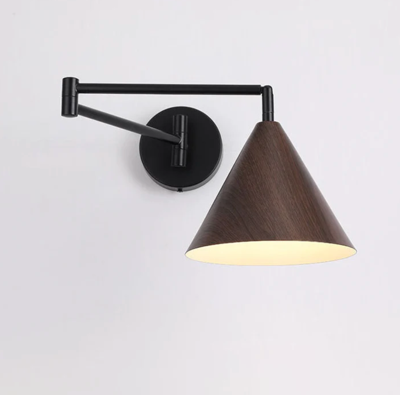 Modern Minimalist Wall Sconce in Scandinavian Wood Design