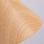 Modern Minimalist Wall Sconce in Scandinavian Wood Design