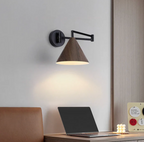Modern Minimalist Wall Sconce in Scandinavian Wood Design