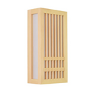 Minimalist LED Wall Sconce in Wood – Japandi Style Decor