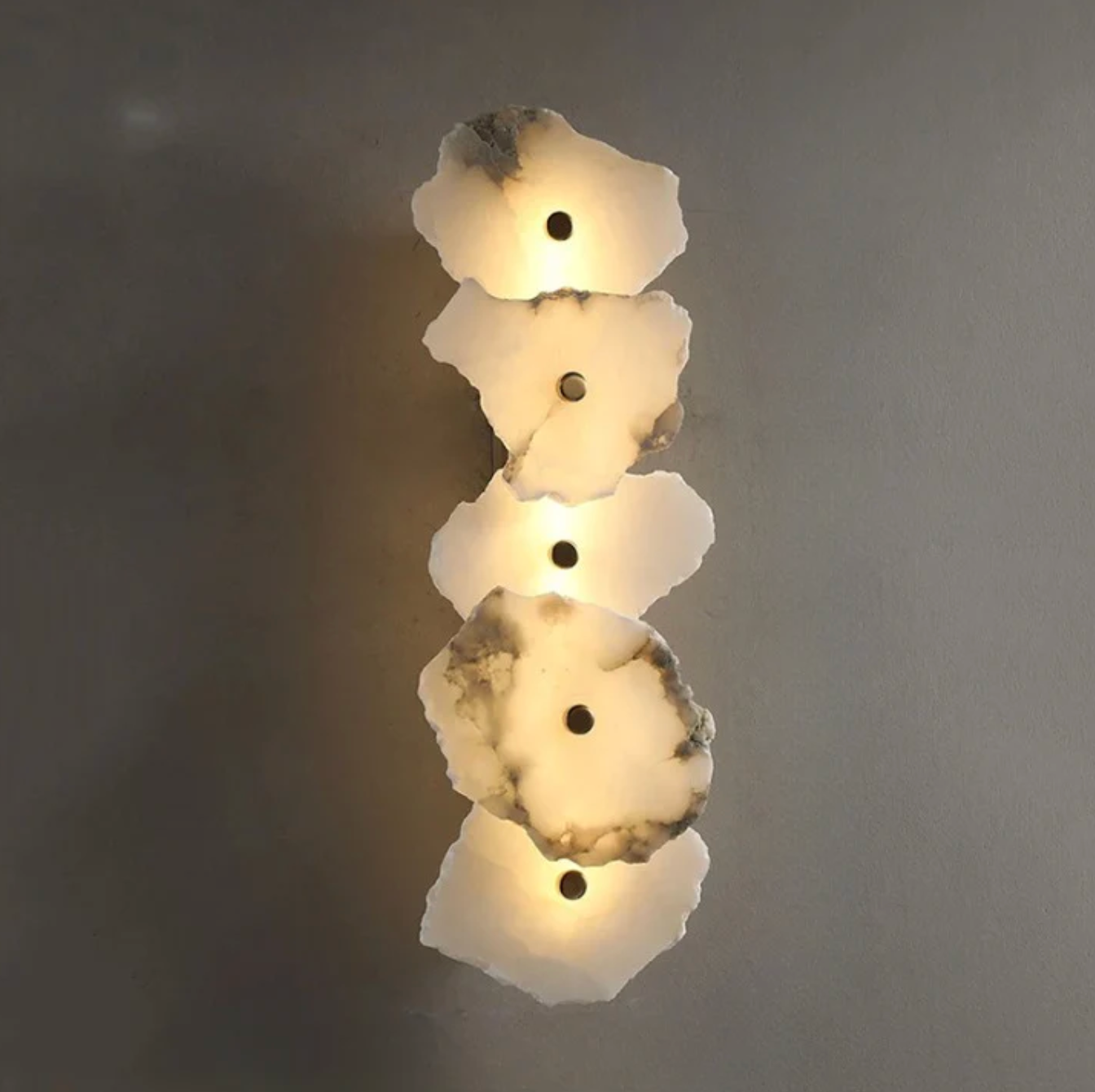 Modern LED Wall Sconce in Organic Shape – Decorative Lighting Fixture
